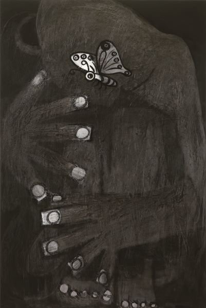 Piano, 2009, Mixed media on Canvas, 194x130cm